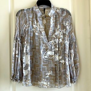 Poleci chic boho abstract top